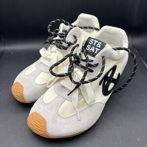 ST & SAT Women’s Sneakers Raised Heel Sz 235 US 6.5 - SSD3112044 Ballet Style